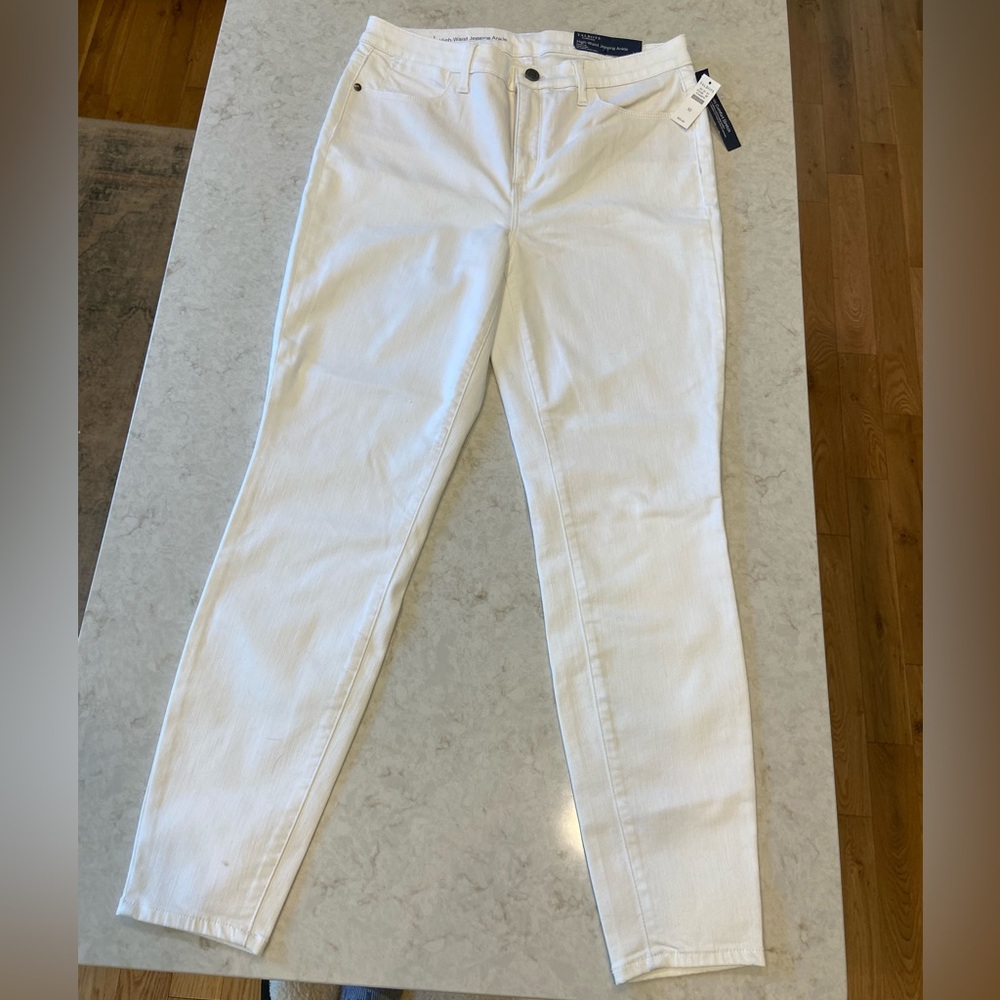 Talbots, size 10, High-Waist Jegging Ankle jean.